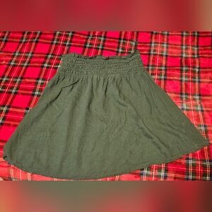 Elegant ANTHRO Green Women's Skirt Size Small